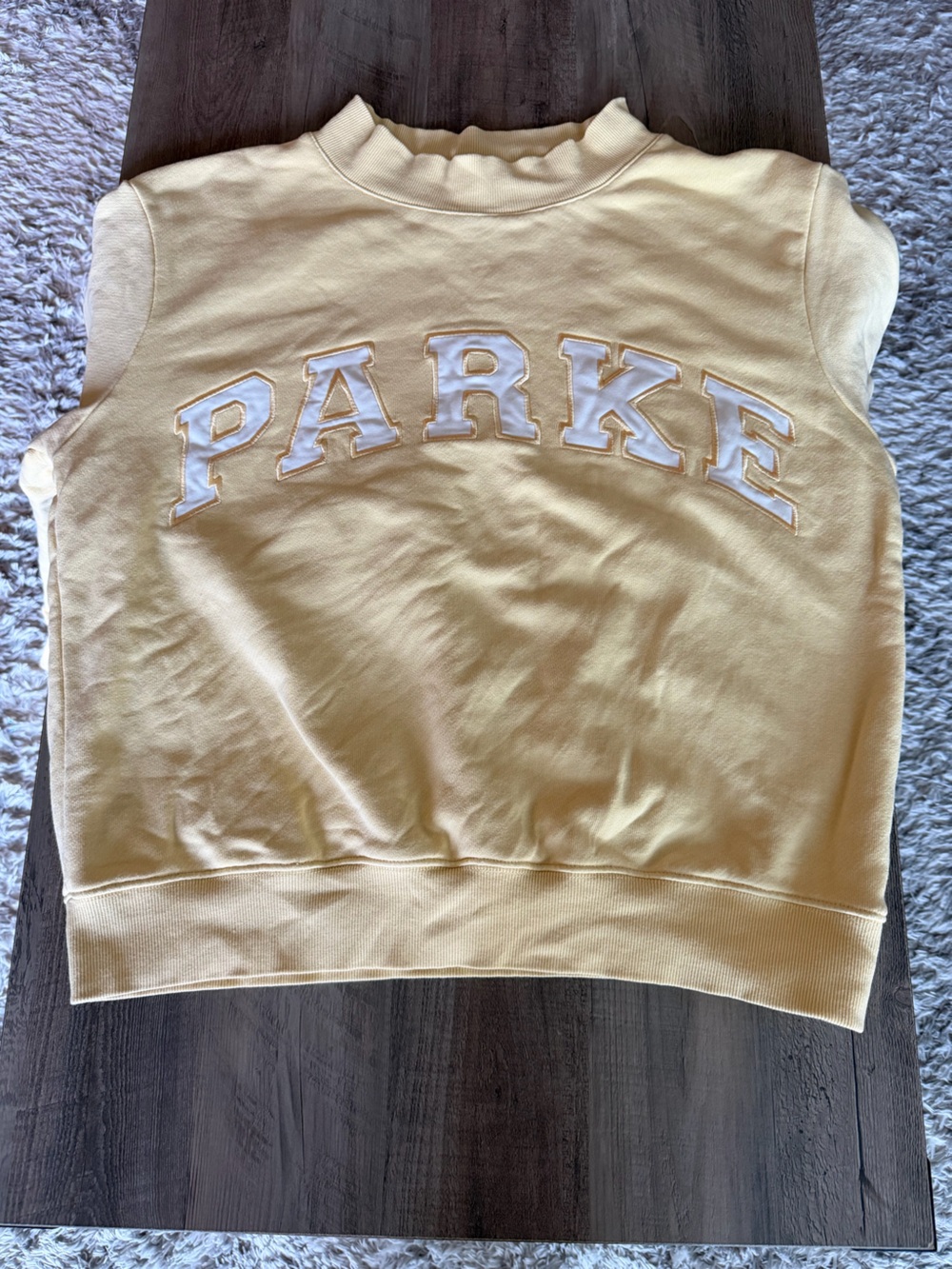 RARE 2025 PARKE Heritage Varsity Mockneck *Peel*✨ Sz S/M